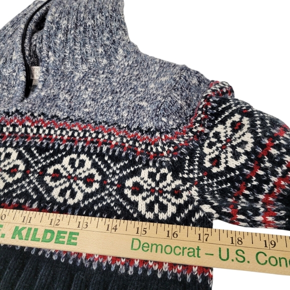 VTG Carolyn Taylor Essentials for By Design Ugly Christmas Sweater Snowflakes - Picture 10 of 13